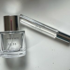 1.7 oz + travel size, a little used but both still have about 75% left
